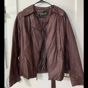 Guess leather jacket